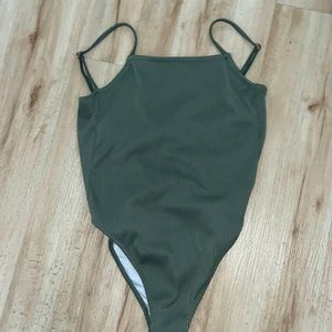 One piece bathing suit